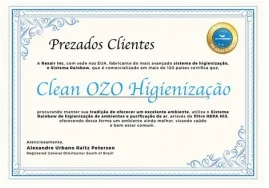 Reconhecimento Sistema Rainbow – Clean Ozo Higienização