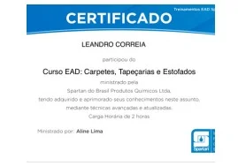 Certificado Spartan – Carpetes, Tapeçarias e Estofados