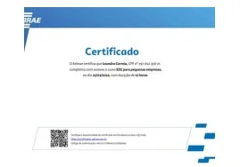 Certificado Sebrae – ESG para pequenas empresas